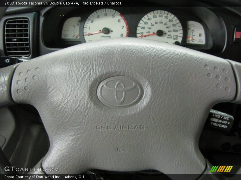 Radiant Red / Charcoal 2003 Toyota Tacoma V6 Double Cab 4x4