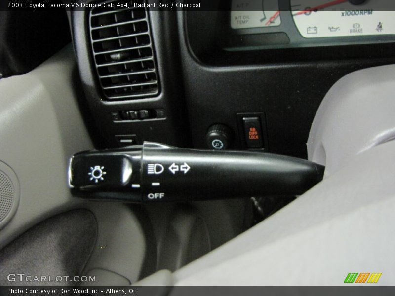Radiant Red / Charcoal 2003 Toyota Tacoma V6 Double Cab 4x4