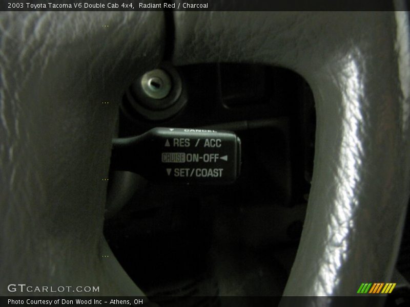 Radiant Red / Charcoal 2003 Toyota Tacoma V6 Double Cab 4x4