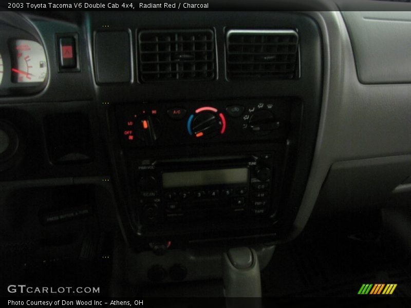 Radiant Red / Charcoal 2003 Toyota Tacoma V6 Double Cab 4x4