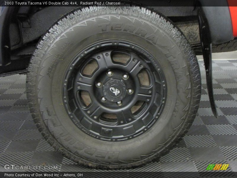 Radiant Red / Charcoal 2003 Toyota Tacoma V6 Double Cab 4x4