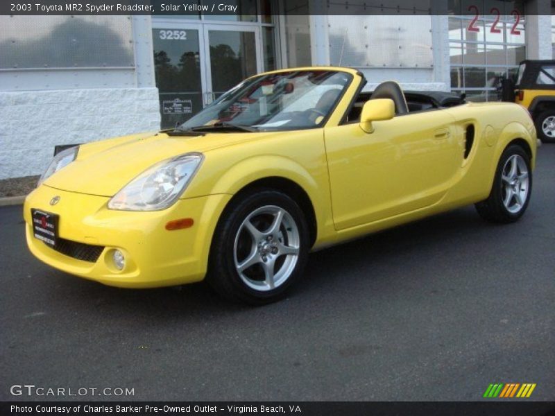 Front 3/4 View of 2003 MR2 Spyder Roadster