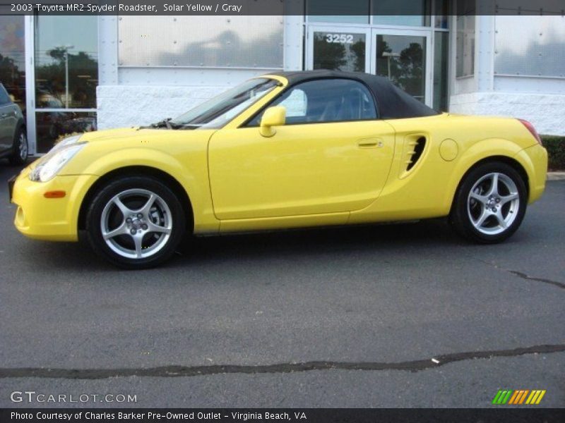  2003 MR2 Spyder Roadster Solar Yellow
