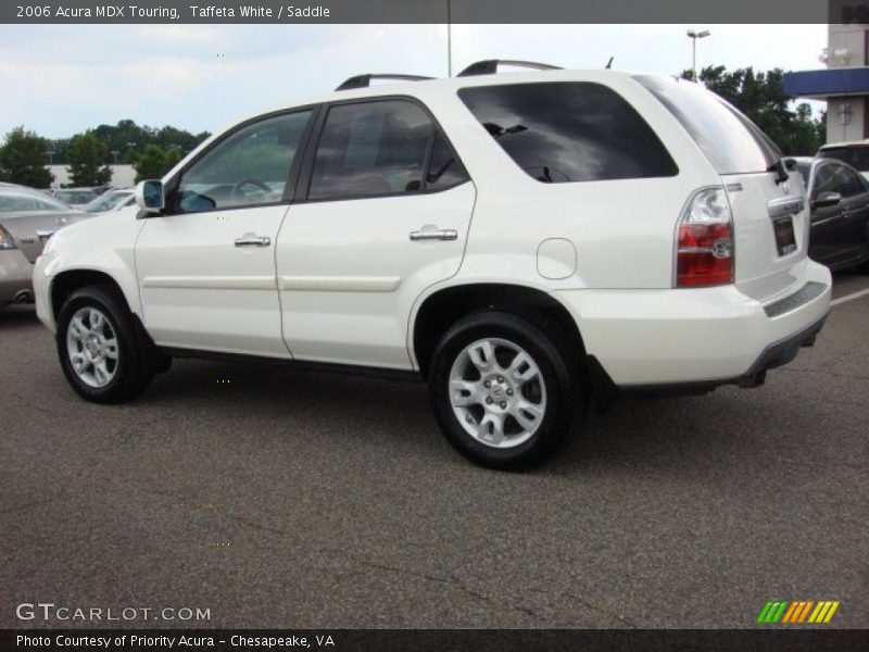 Taffeta White / Saddle 2006 Acura MDX Touring