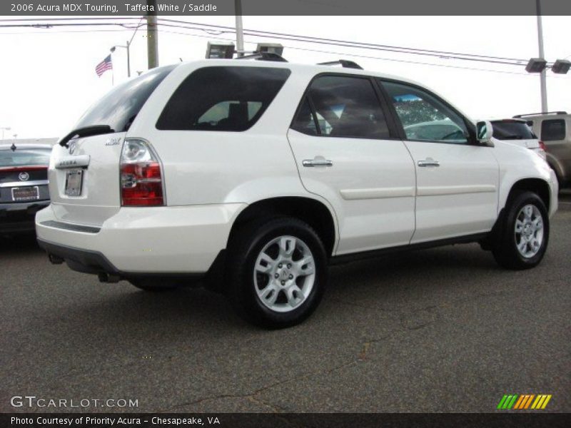 Taffeta White / Saddle 2006 Acura MDX Touring