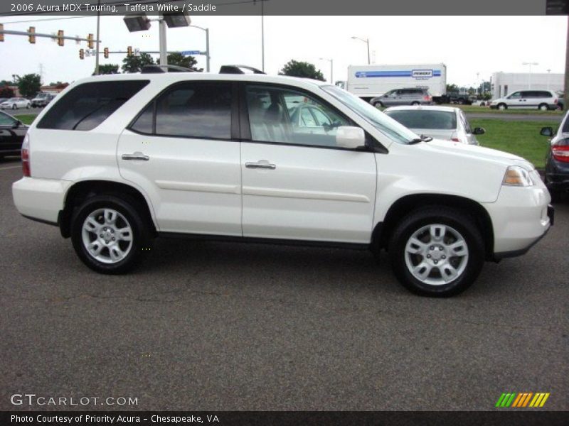 Taffeta White / Saddle 2006 Acura MDX Touring