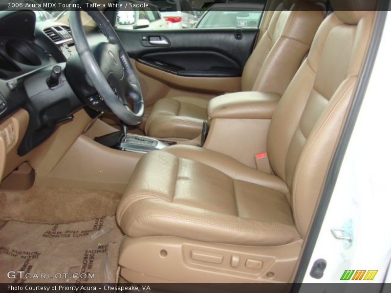 Front Seat of 2006 MDX Touring