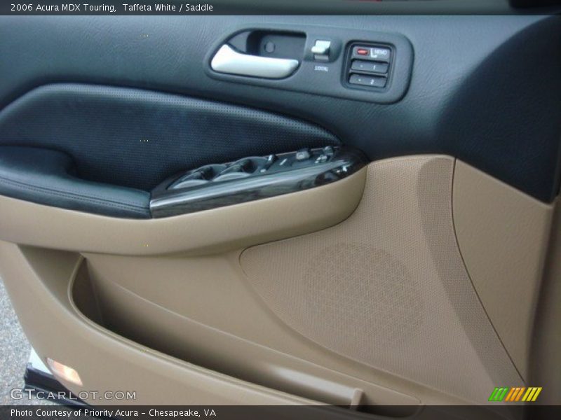 Taffeta White / Saddle 2006 Acura MDX Touring