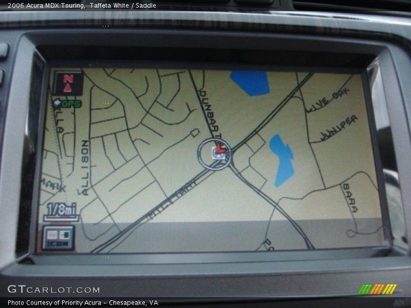 Navigation of 2006 MDX Touring