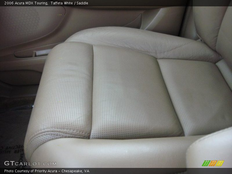 Taffeta White / Saddle 2006 Acura MDX Touring