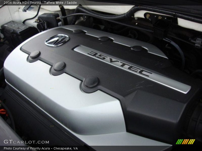 Taffeta White / Saddle 2006 Acura MDX Touring