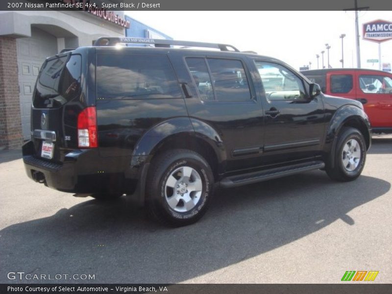 Super Black / Desert 2007 Nissan Pathfinder SE 4x4