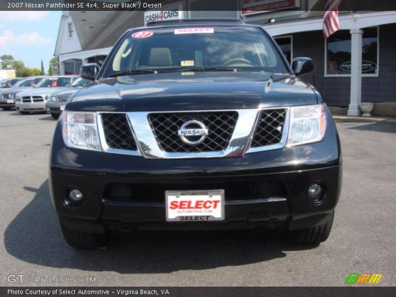 Super Black / Desert 2007 Nissan Pathfinder SE 4x4