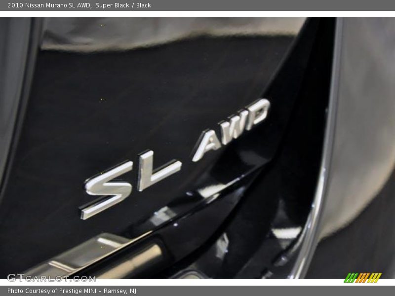 Super Black / Black 2010 Nissan Murano SL AWD