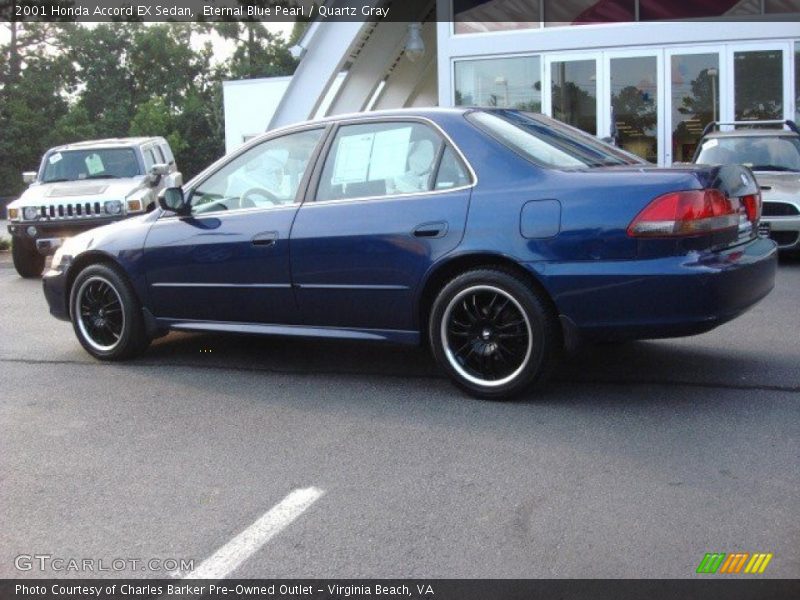 Eternal Blue Pearl / Quartz Gray 2001 Honda Accord EX Sedan