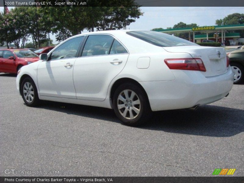 Super White / Ash 2008 Toyota Camry LE V6