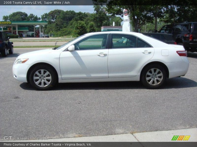 Super White / Ash 2008 Toyota Camry LE V6