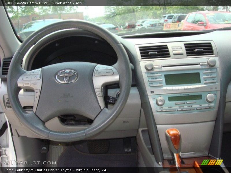 Super White / Ash 2008 Toyota Camry LE V6