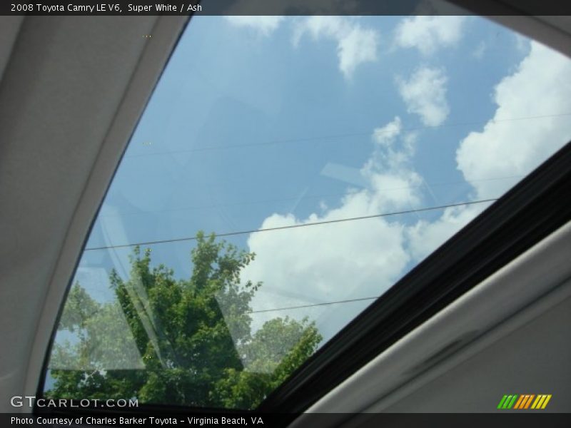 Super White / Ash 2008 Toyota Camry LE V6