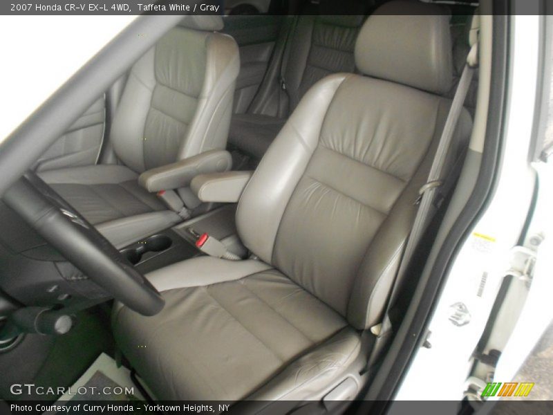 Taffeta White / Gray 2007 Honda CR-V EX-L 4WD