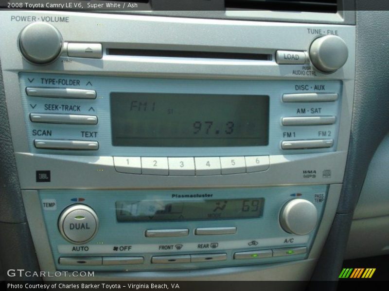 Super White / Ash 2008 Toyota Camry LE V6