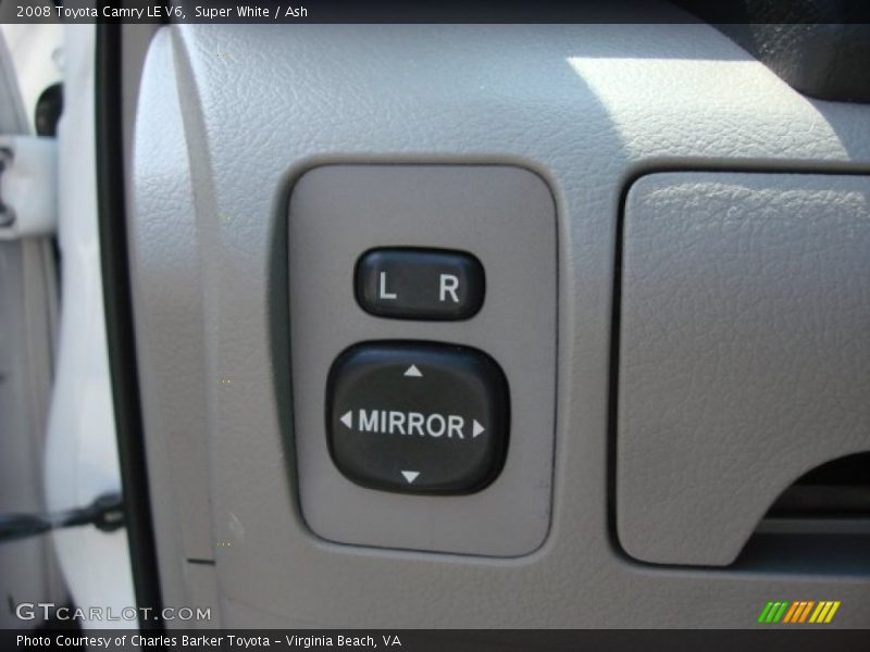 Super White / Ash 2008 Toyota Camry LE V6