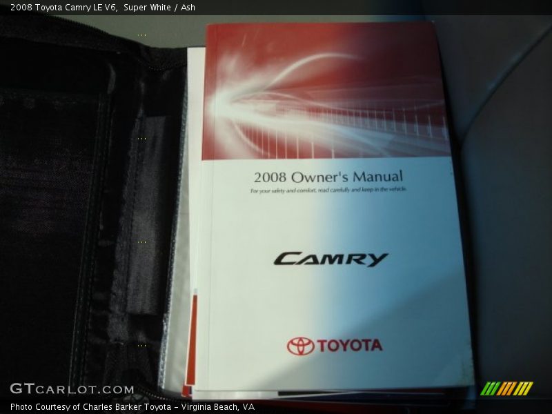 Super White / Ash 2008 Toyota Camry LE V6
