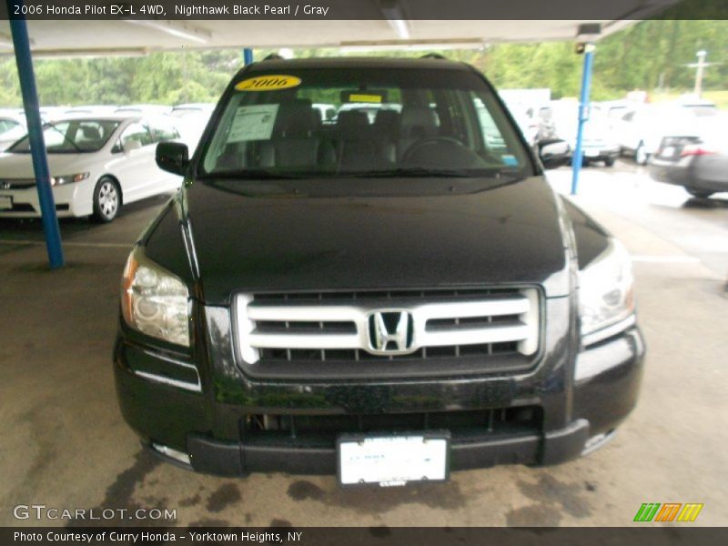 Nighthawk Black Pearl / Gray 2006 Honda Pilot EX-L 4WD