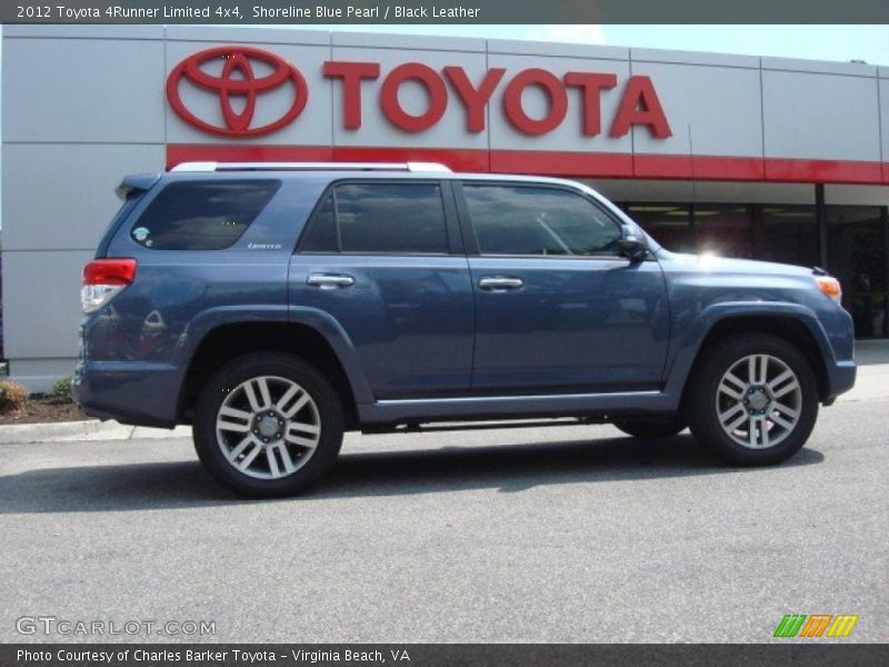 Shoreline Blue Pearl / Black Leather 2012 Toyota 4Runner Limited 4x4