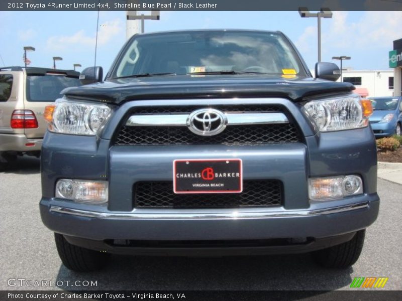 Shoreline Blue Pearl / Black Leather 2012 Toyota 4Runner Limited 4x4