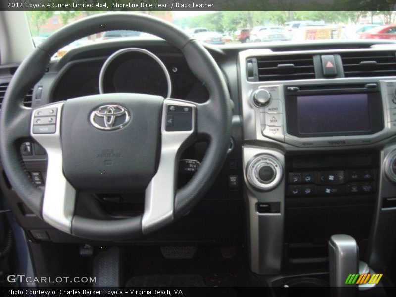 Shoreline Blue Pearl / Black Leather 2012 Toyota 4Runner Limited 4x4