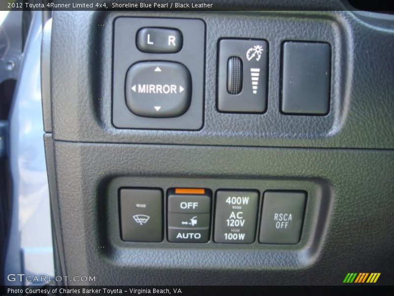 Shoreline Blue Pearl / Black Leather 2012 Toyota 4Runner Limited 4x4