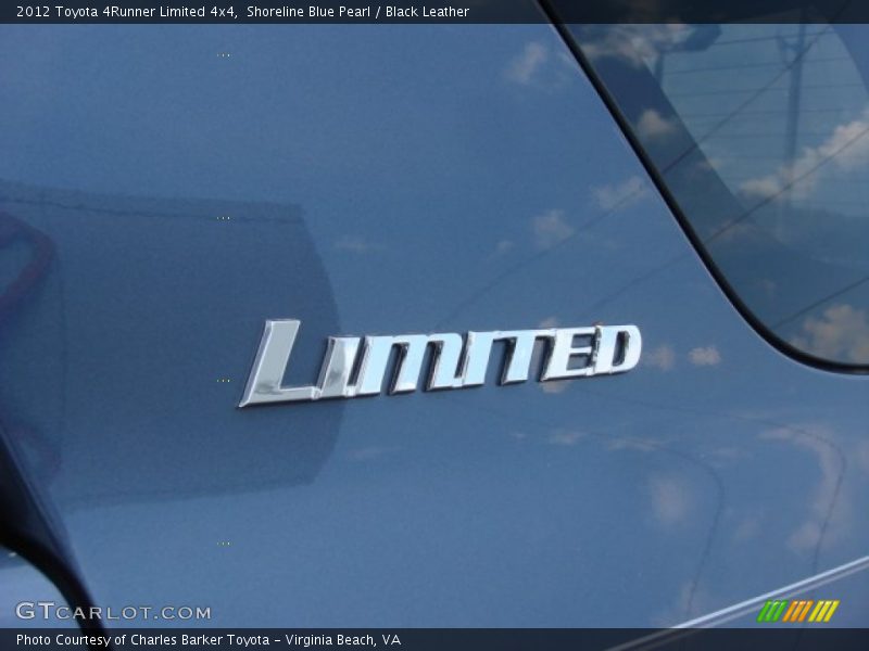 Shoreline Blue Pearl / Black Leather 2012 Toyota 4Runner Limited 4x4