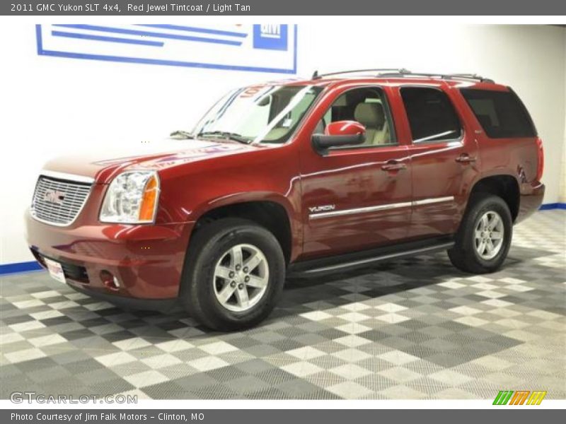 Red Jewel Tintcoat / Light Tan 2011 GMC Yukon SLT 4x4