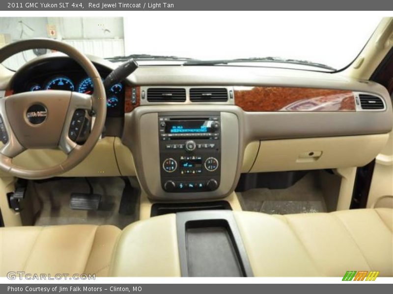 Red Jewel Tintcoat / Light Tan 2011 GMC Yukon SLT 4x4