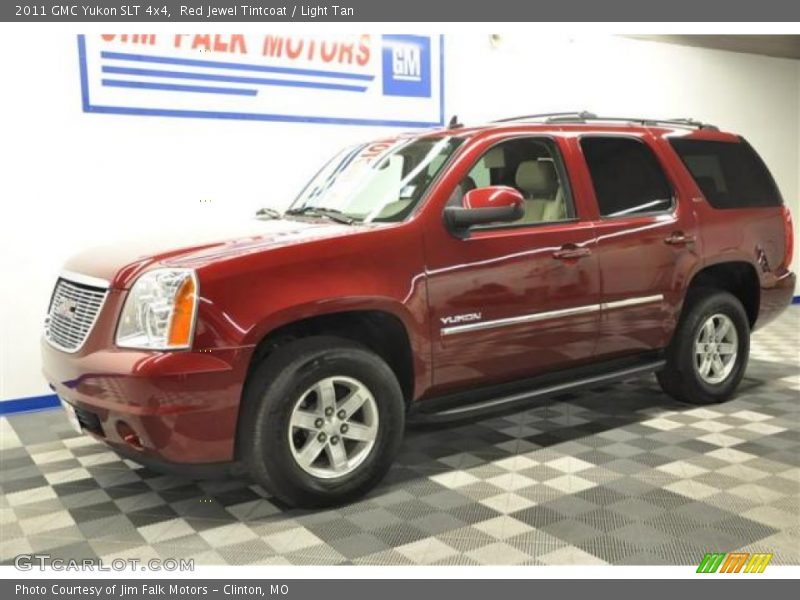 Red Jewel Tintcoat / Light Tan 2011 GMC Yukon SLT 4x4