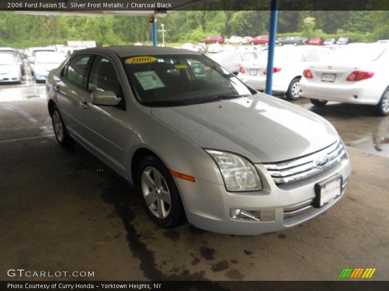 Silver Frost Metallic / Charcoal Black 2006 Ford Fusion SE