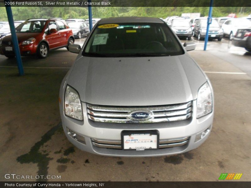 Silver Frost Metallic / Charcoal Black 2006 Ford Fusion SE