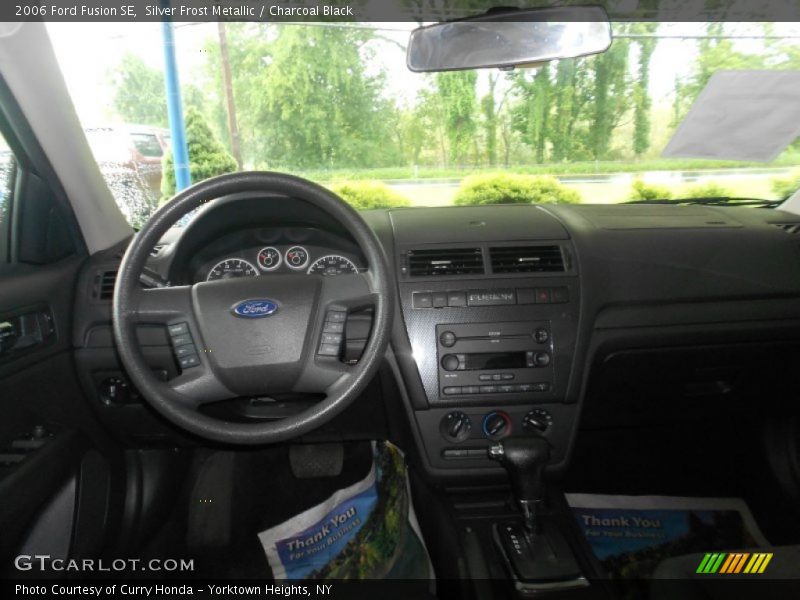 Silver Frost Metallic / Charcoal Black 2006 Ford Fusion SE