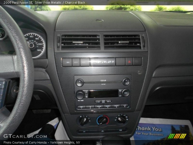 Silver Frost Metallic / Charcoal Black 2006 Ford Fusion SE