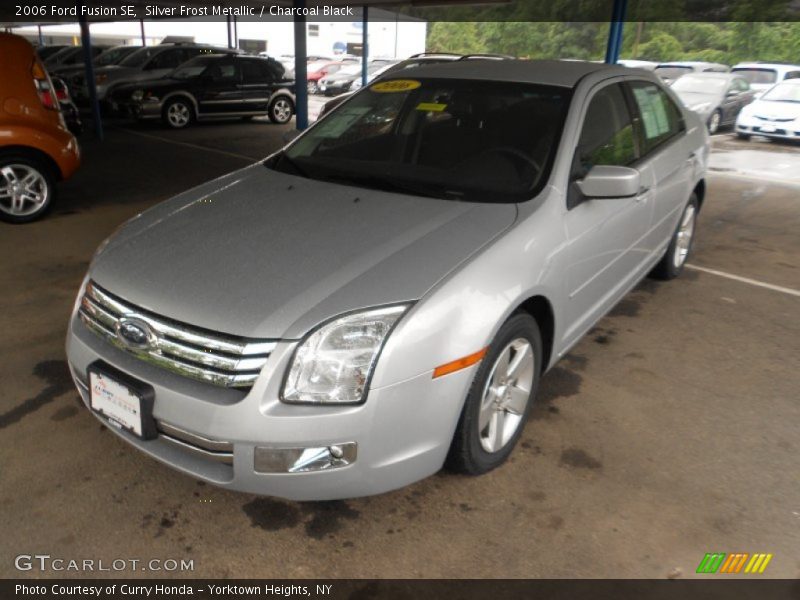 Silver Frost Metallic / Charcoal Black 2006 Ford Fusion SE