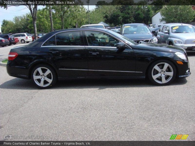 Black / Black 2011 Mercedes-Benz E 350 Sedan