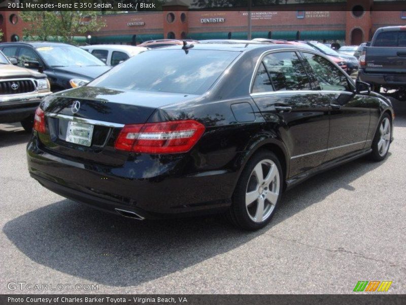 Black / Black 2011 Mercedes-Benz E 350 Sedan