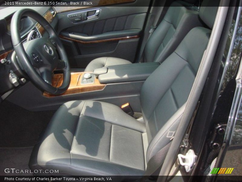 Black / Black 2011 Mercedes-Benz E 350 Sedan