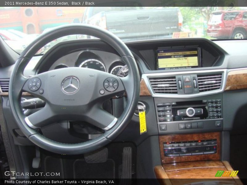 Black / Black 2011 Mercedes-Benz E 350 Sedan