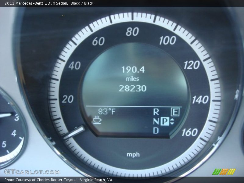 Black / Black 2011 Mercedes-Benz E 350 Sedan