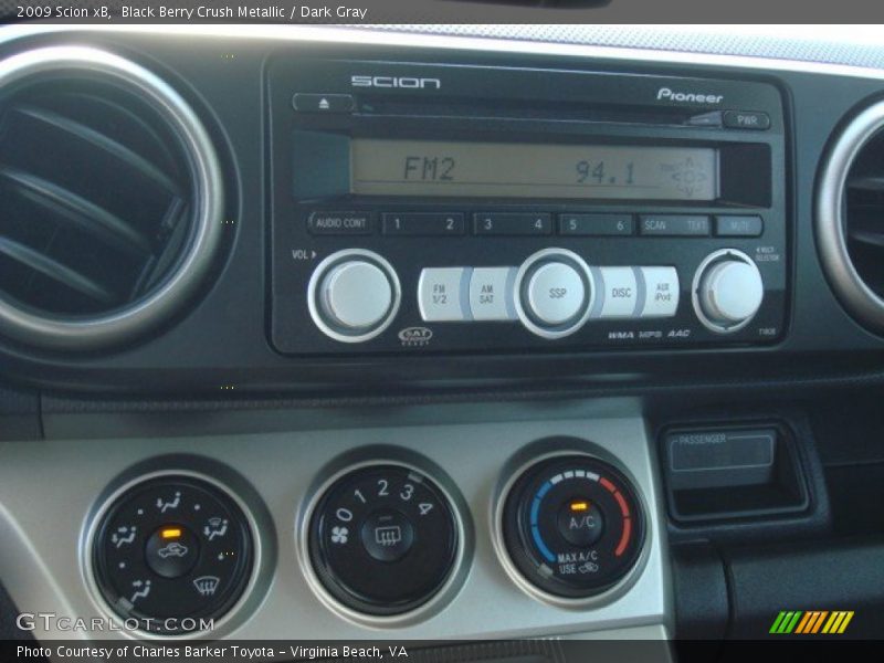 Black Berry Crush Metallic / Dark Gray 2009 Scion xB