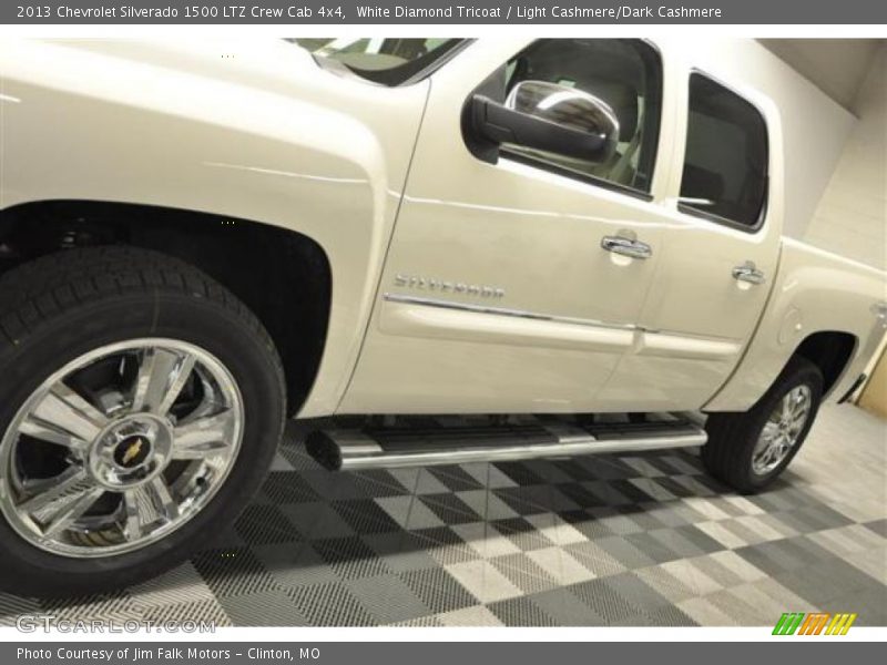 White Diamond Tricoat / Light Cashmere/Dark Cashmere 2013 Chevrolet Silverado 1500 LTZ Crew Cab 4x4