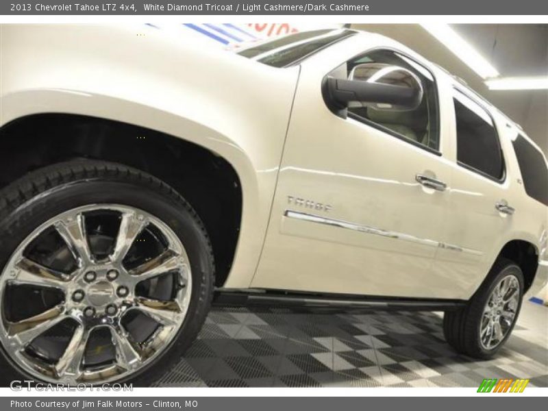 White Diamond Tricoat / Light Cashmere/Dark Cashmere 2013 Chevrolet Tahoe LTZ 4x4