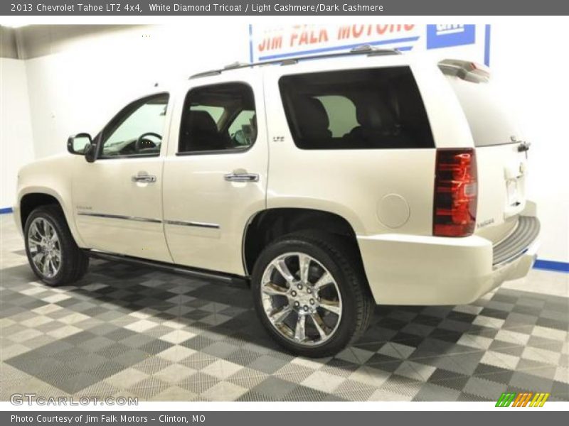 White Diamond Tricoat / Light Cashmere/Dark Cashmere 2013 Chevrolet Tahoe LTZ 4x4